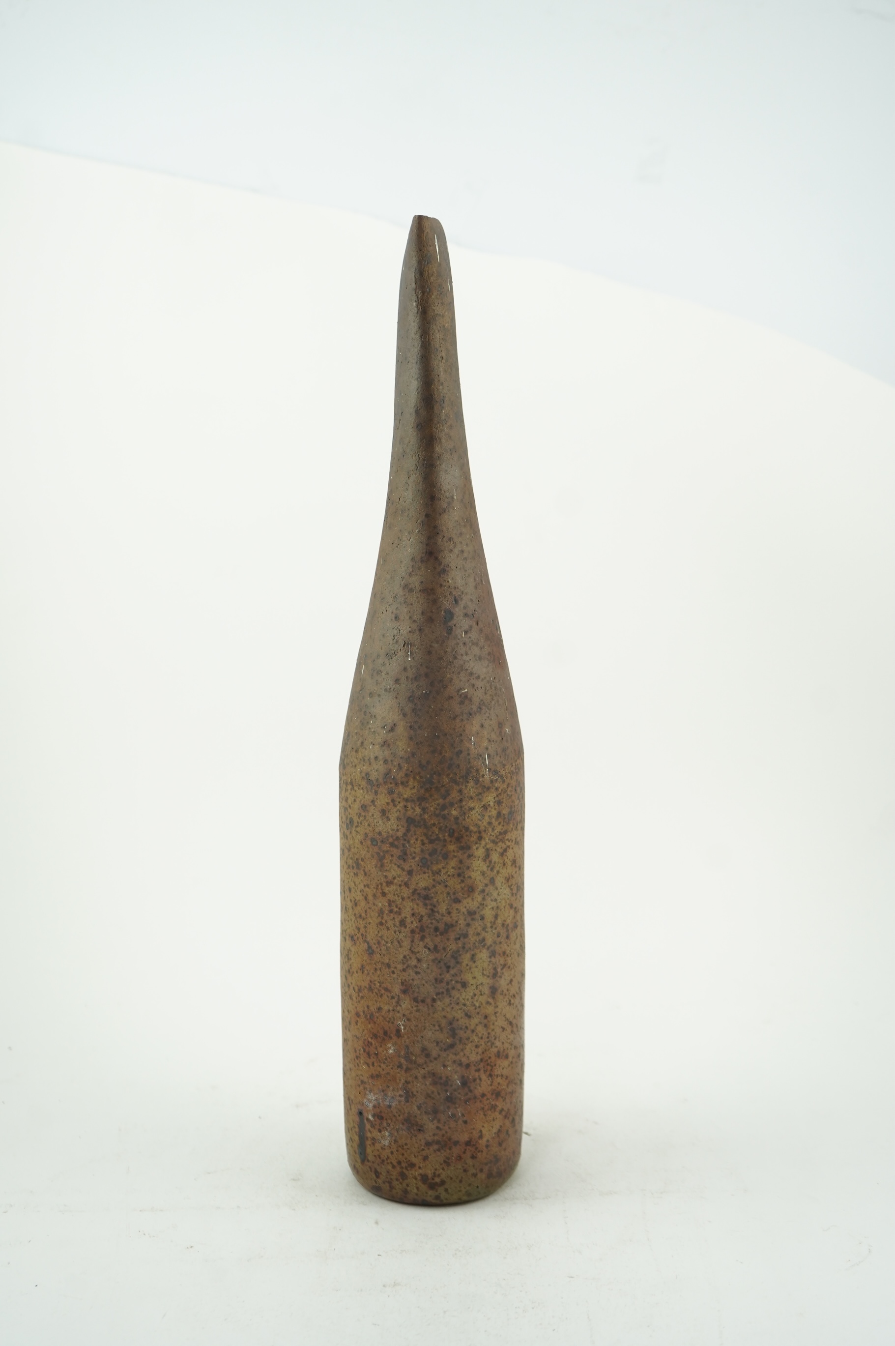 Joanna Constantinidis (1927-2000): A tall stoneware bottle vase